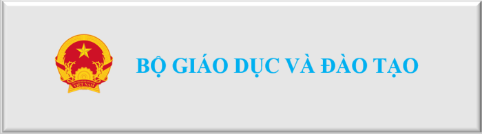 Bộ Giáo dục và Đào tạo